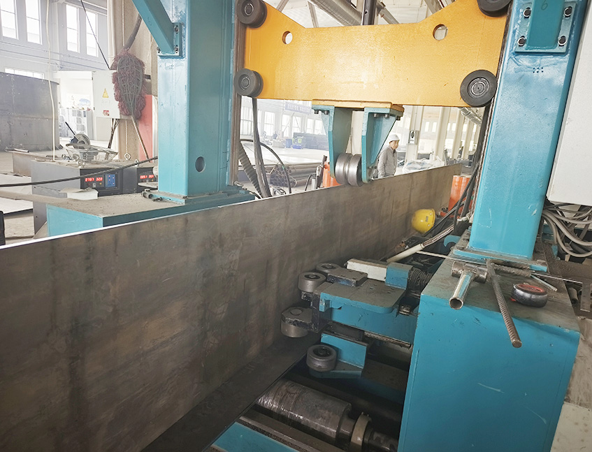 H-beam Assembling-Welding-Straightening Machine